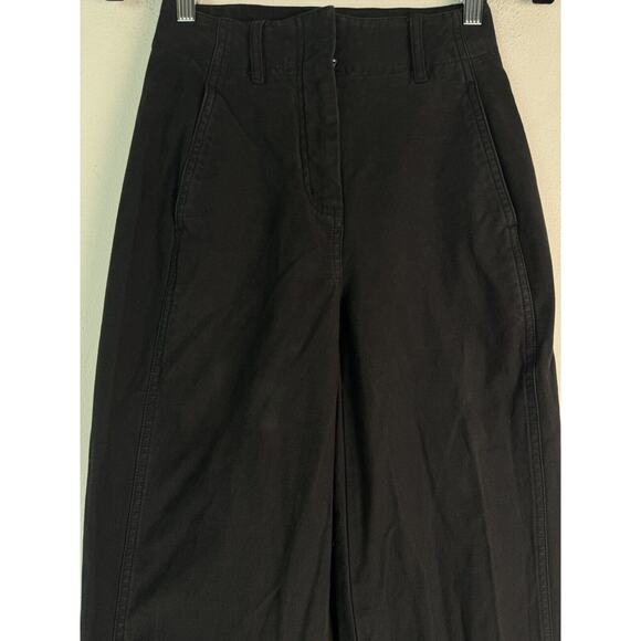 Wilfred Free / Aritzia Day-Off High Waisted Pleated Pants Black Women’s Size 24 - Picture 4 of 14